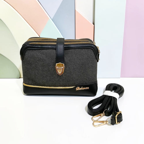 THE CHEVRON TRIO CROSSBODY