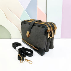 THE CHEVRON TRIO CROSSBODY