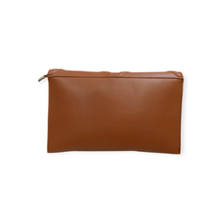 CLASP-LOCK STITCH PATTERN ENVELOPE CLUTCH