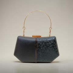 The Aura Dual-Texture Evening Clutch