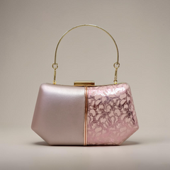 The Aura Dual-Texture Evening Clutch