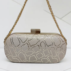 The Platinum Python Minaudière