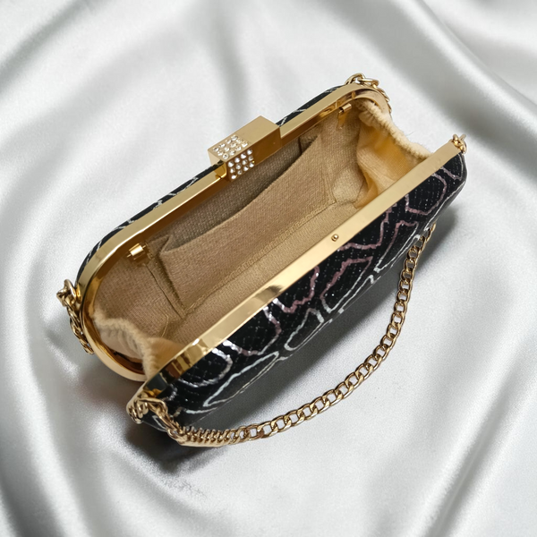 The Platinum Python Minaudière