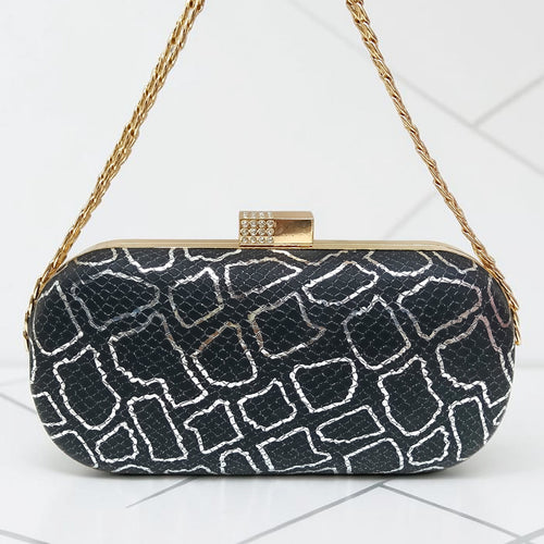 The Platinum Python Minaudière