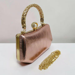 METALLIC MUSE CLUTCH