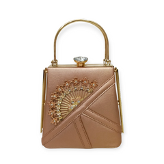 RHINESTONE EVENING FRAME BAG