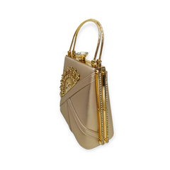 RHINESTONE EVENING FRAME BAG