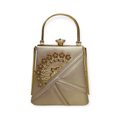RHINESTONE EVENING FRAME BAG