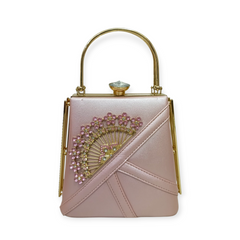 RHINESTONE EVENING FRAME BAG