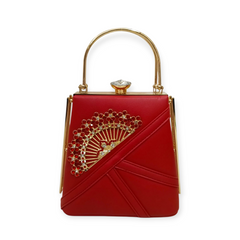 RHINESTONE EVENING FRAME BAG