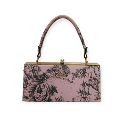 FLORAL CREEPER BAX SHAPE FRAME BAG