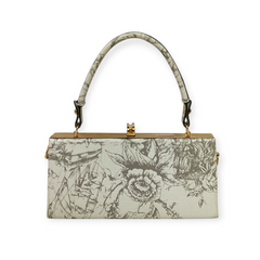 FLORAL CREEPER BAX SHAPE FRAME BAG
