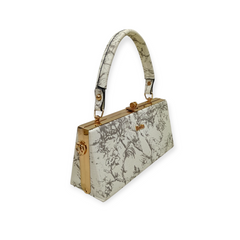 FLORAL CREEPER BAX SHAPE FRAME BAG