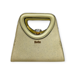 STUCTURED D HANDLE FRAME BAG