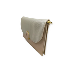 WOVEN TEXTURE ENVELOPE CLUTCH