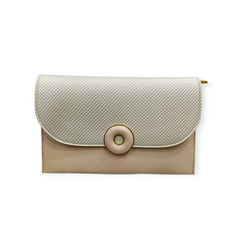 WOVEN TEXTURE ENVELOPE CLUTCH