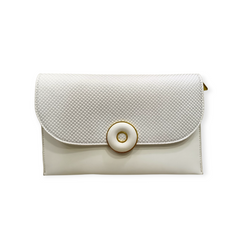 WOVEN TEXTURE ENVELOPE CLUTCH
