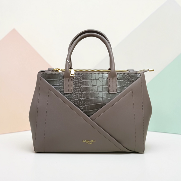 THE ALABASTER CROC-PANEL CARRYALL