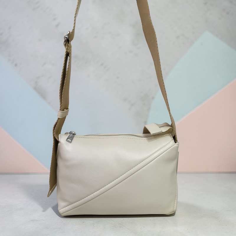 STRUCTURED PRISM SHOULDER BAG