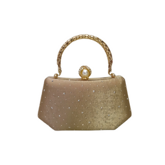 Rhinestone Pearl Embellished Clutch