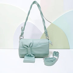 SOFT SCULPT BOW BAG