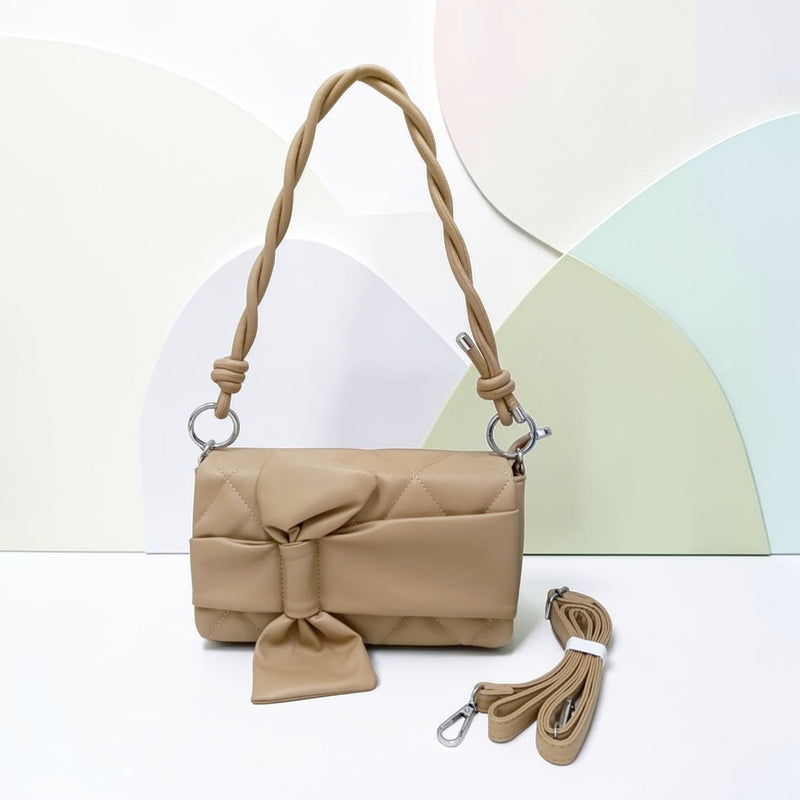 SOFT SCULPT BOW BAG
