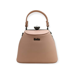 Kiss Lock Top-Handle Frame Bag