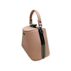 Kiss Lock Top-Handle Frame Bag