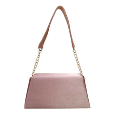 A STATEMENT SATIN POUCHETTE .