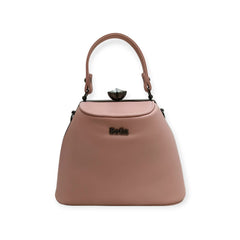 Kiss Lock Top-Handle Frame Bag