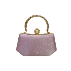 Rhinestone Pearl Embellished Clutch