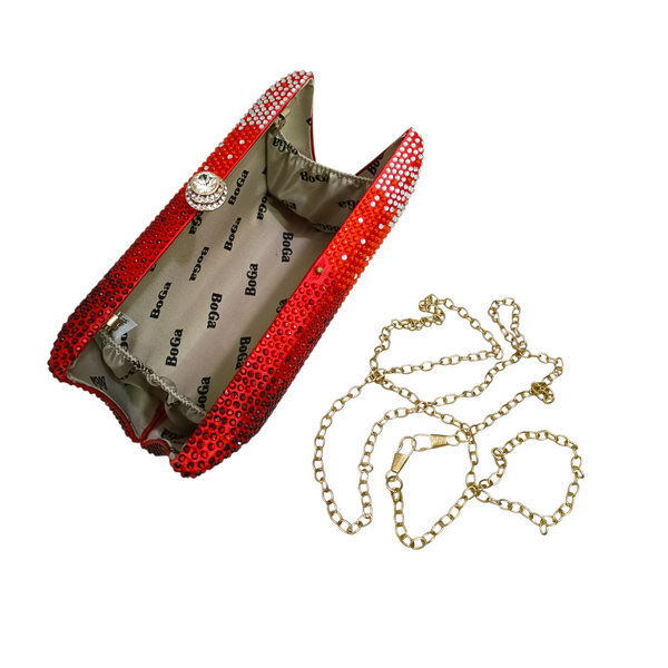 RHINESTONE STATEMENT CLUTCH