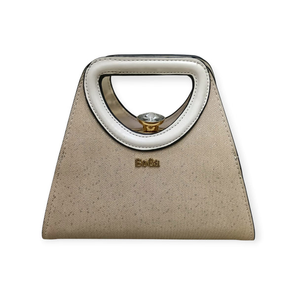 Structured D Handle Frame Bag