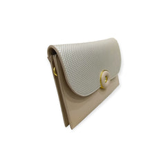 Woven Texture Envelope Clutch