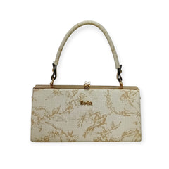 Floral Creeper Box Shape Frame Bag