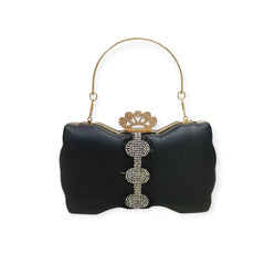 Jewel Lock Party Clutch