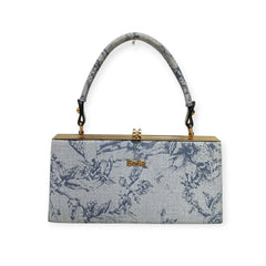 Floral Creeper Box Shape Frame Bag