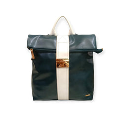 Roll-Top Fashion Backpack