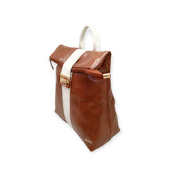 Roll-Top Fashion Backpack