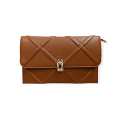 Clasp-Lock Stitch Pattern Envelope Clutch