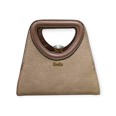 Structured D Handle Frame Bag