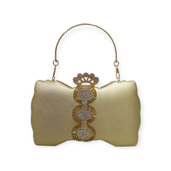 Jewel Lock Party Clutch