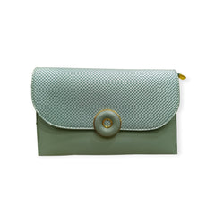 Woven Texture Envelope Clutch