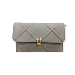 Clasp-Lock Stitch Pattern Envelope Clutch
