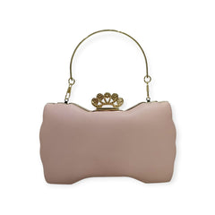 Jewel Lock Party Clutch