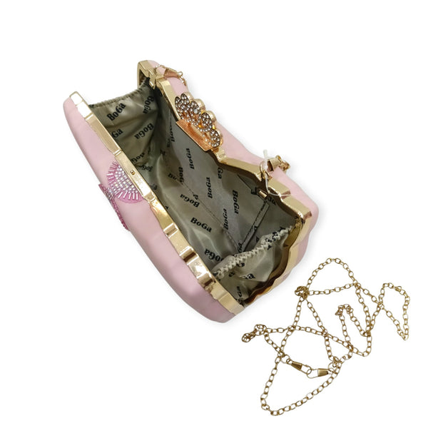 Jewel Lock Party Clutch
