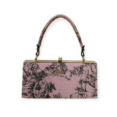 Floral Creeper Box Shape Frame Bag