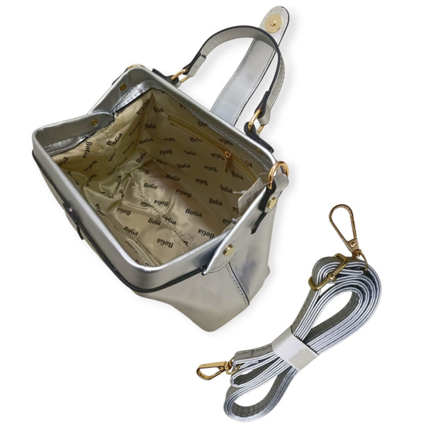 Structured Top Handle Bag