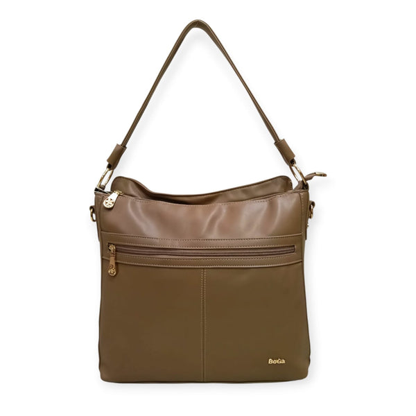 Synthetic Leather Shoulder Bag
