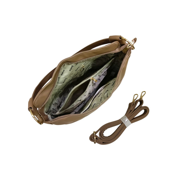 Synthetic Leather Shoulder Bag